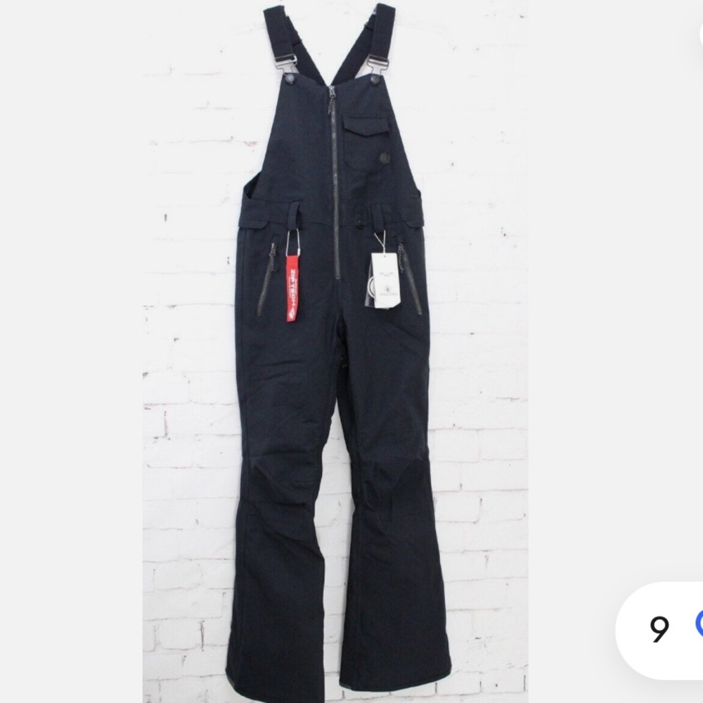 Volcom Swift Bib Overall Shell Snowboard Pants - image 2